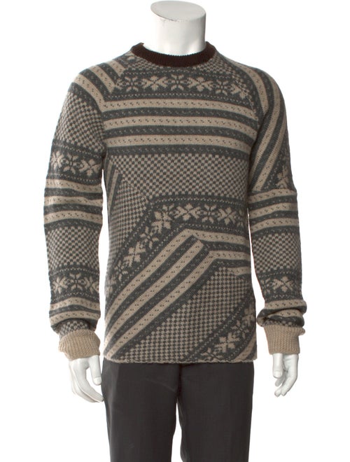 Dries Van Noten Wool Striped Pullover