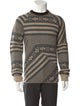 Dries Van Noten Wool Striped Pullover