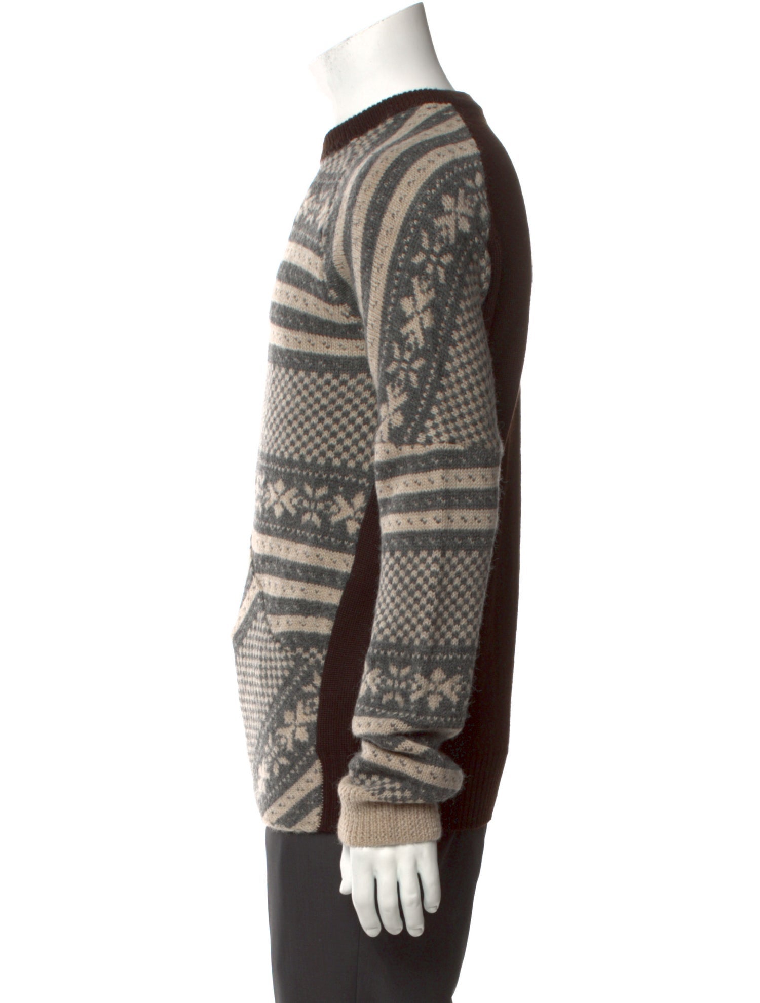 Dries Van Noten Wool Striped Pullover