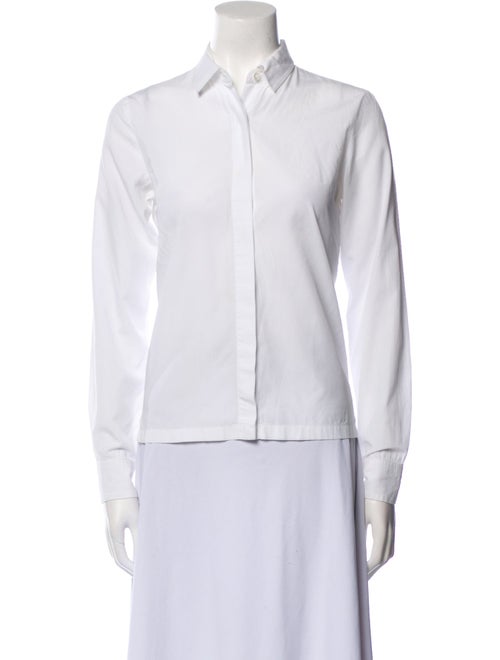 Dries Van Noten Long Sleeve Button-Up Top