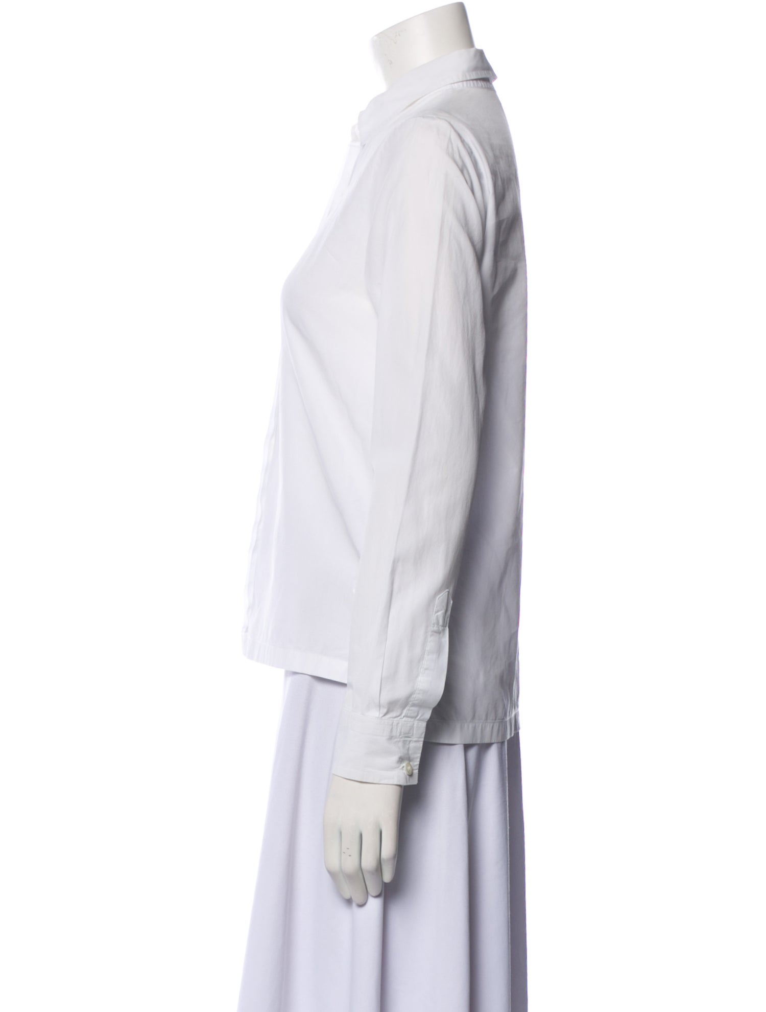 Dries Van Noten Long Sleeve Button-Up Top