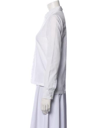 Dries Van Noten Long Sleeve Button-Up Top