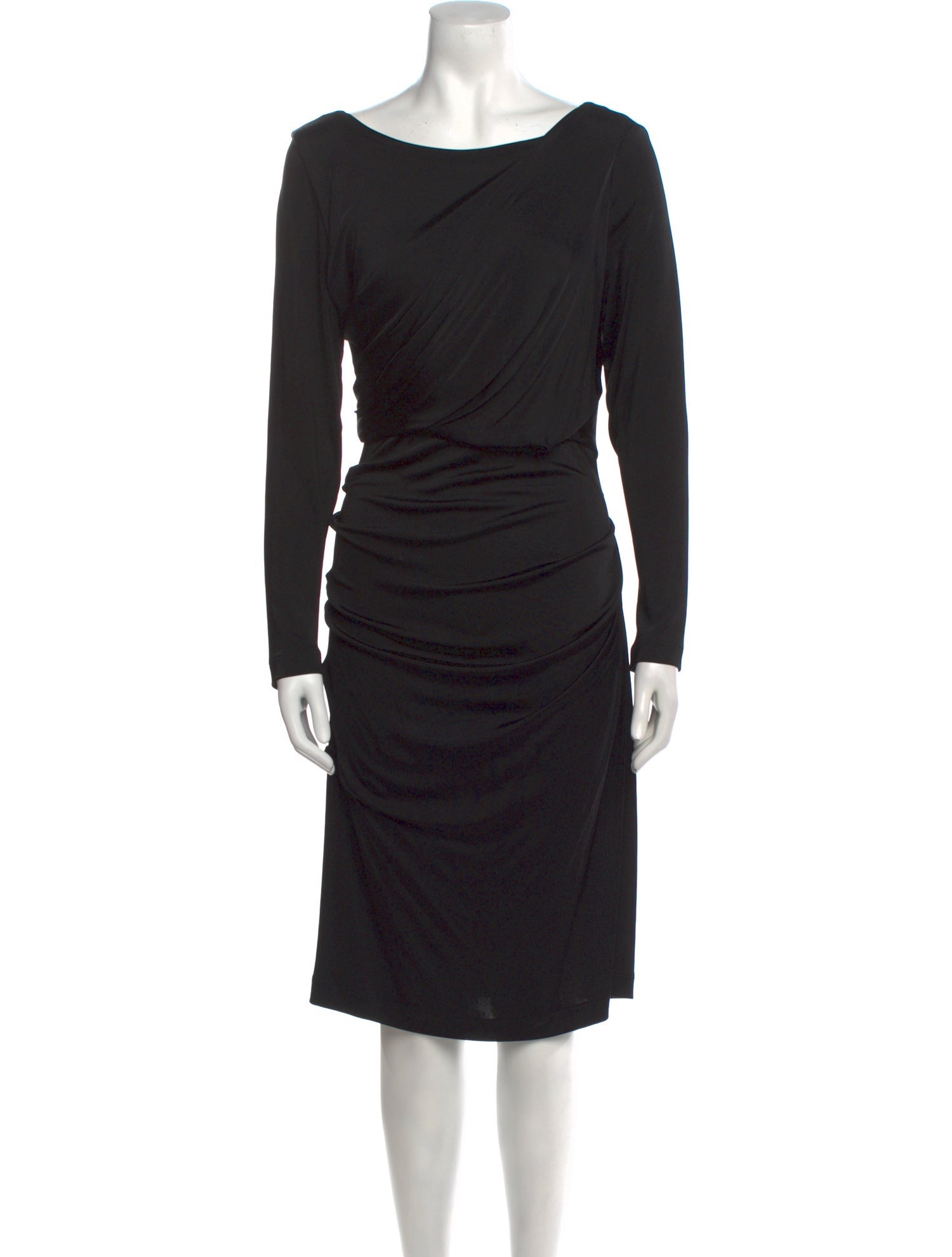 Dries Van Noten Bateau Neckline Midi Length Dress