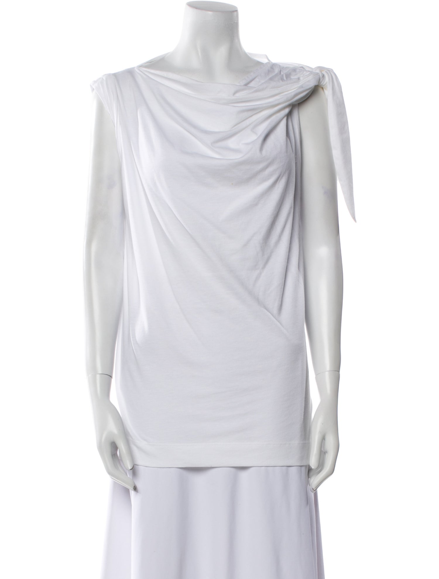 Dries Van Noten Cowl Neck Sleeveless Tunic