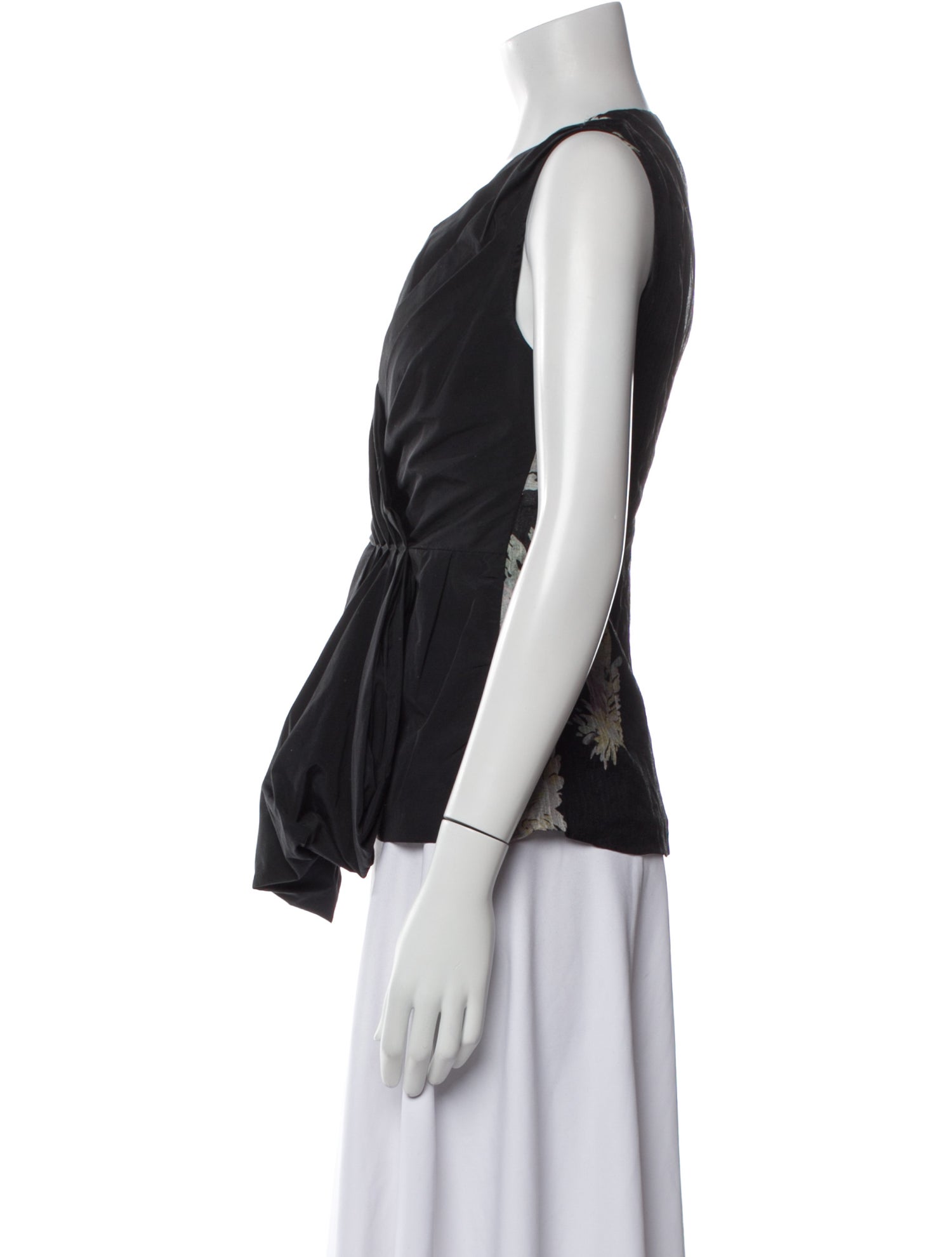 Dries Van Noten V-Neck Sleeveless Blouse