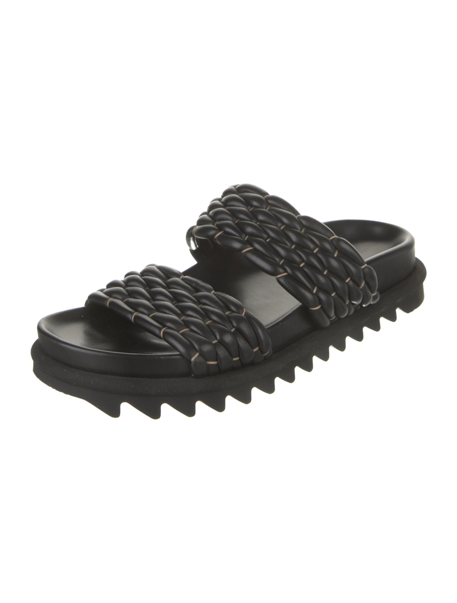 Dries Van Noten Leather Slides