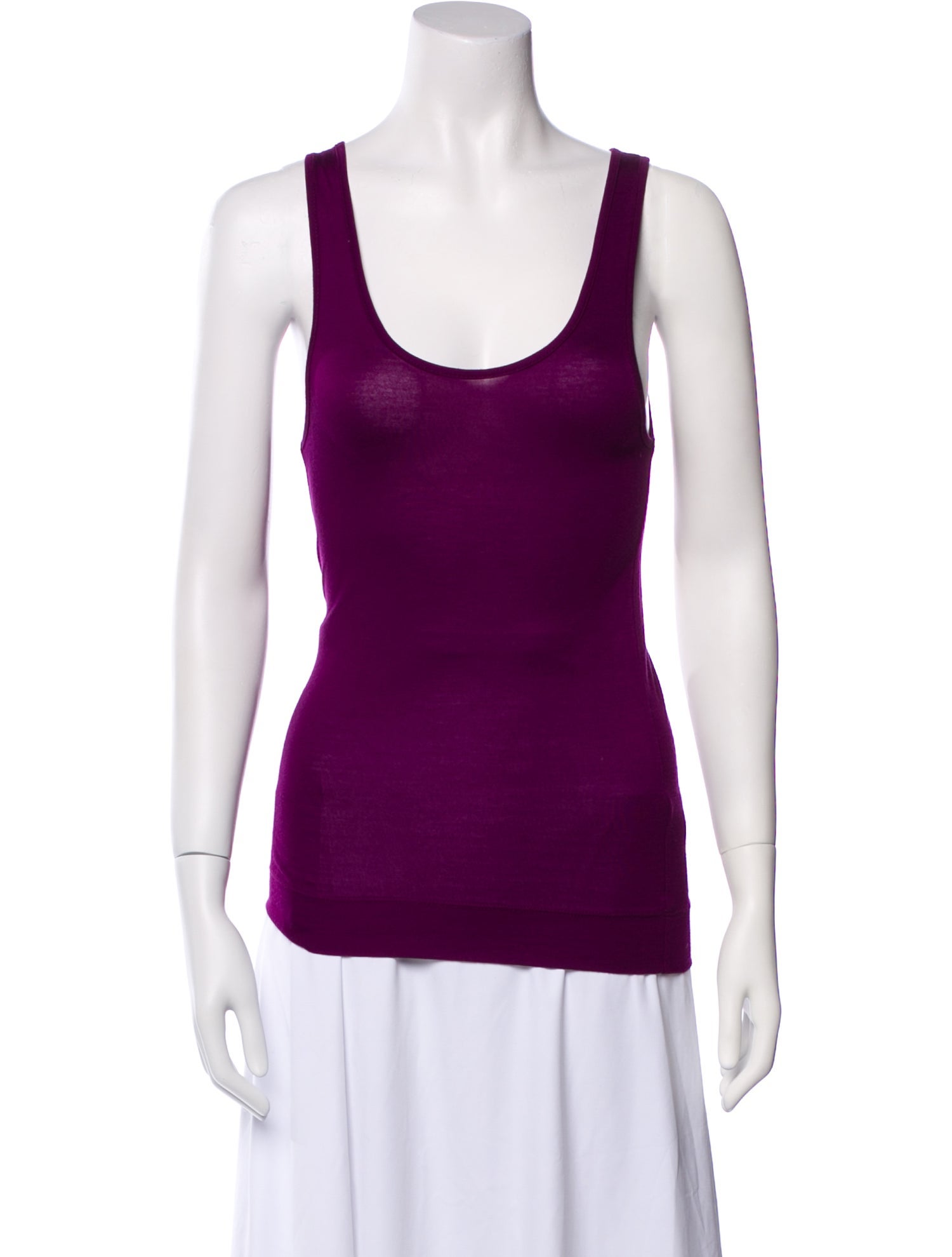 Dries Van Noten Scoop Neck Sleeveless Top