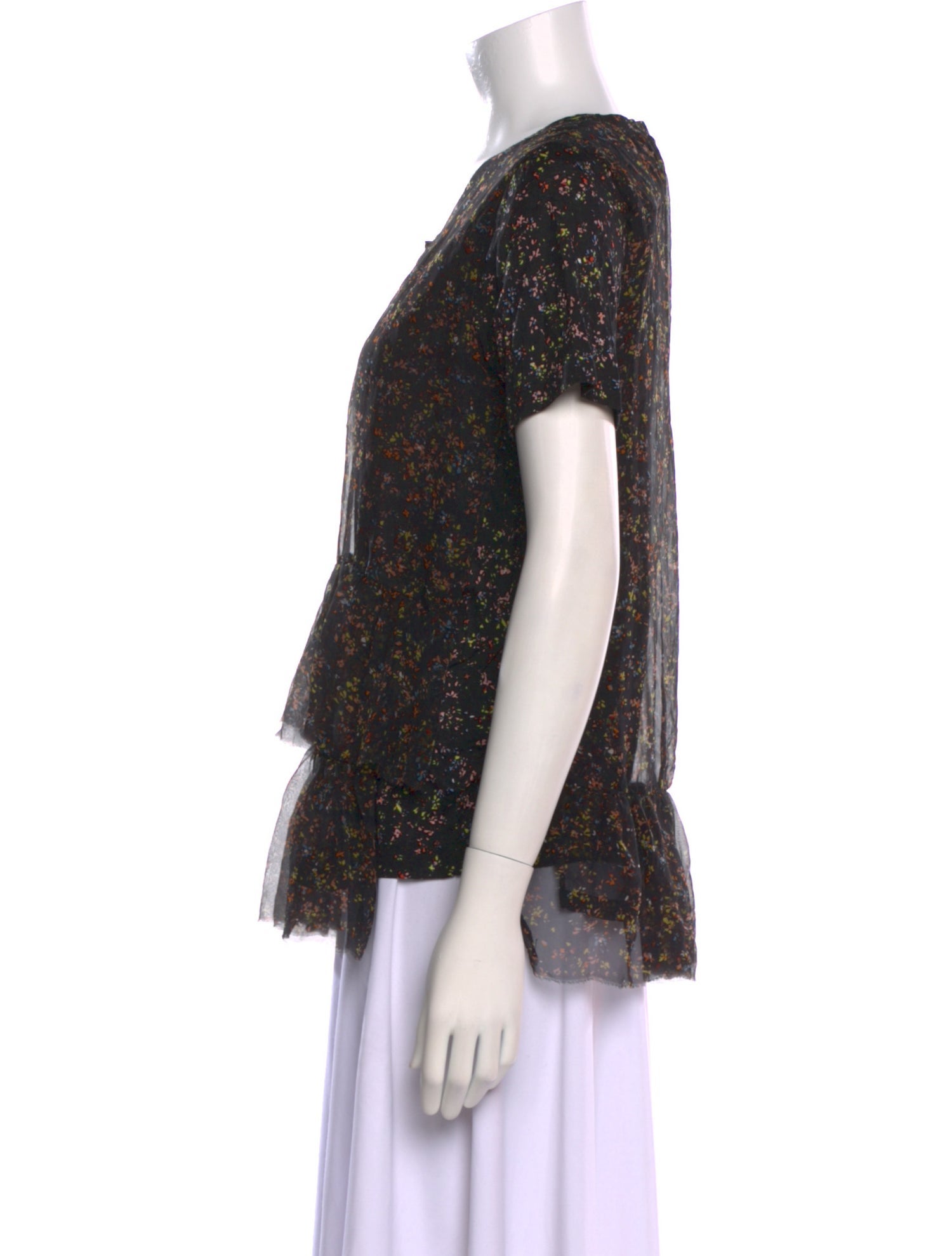 Dries Van Noten Printed Crew Neck T-Shirt w/ Tags