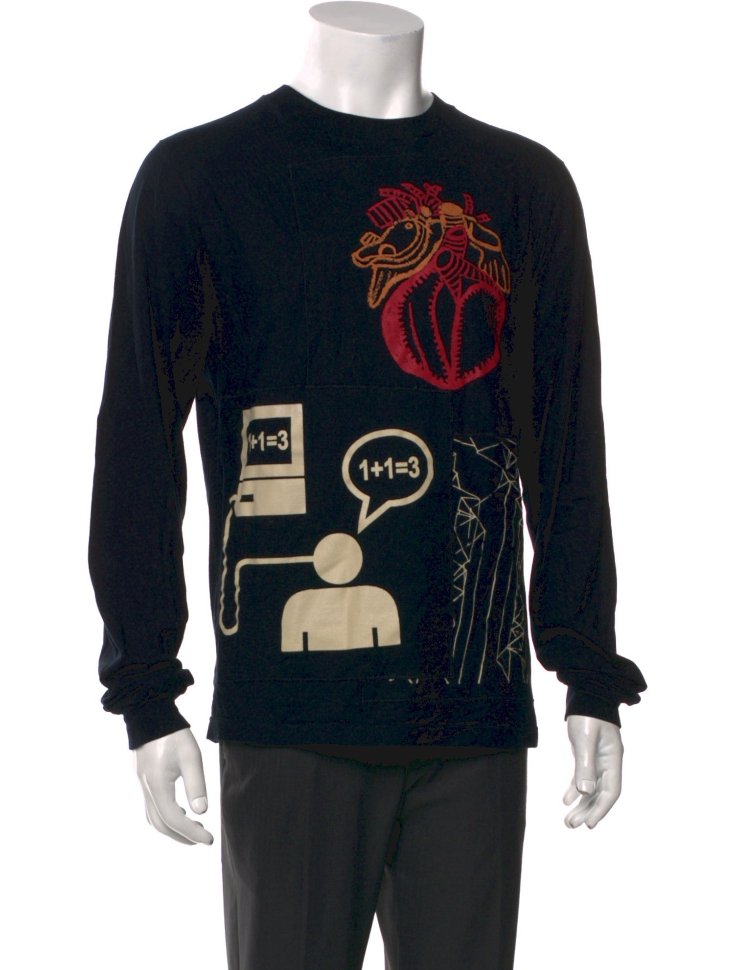 Dries Van Noten Graphic Print Crew Neck T-Shirt