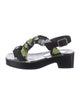 Dries Van Noten Printed Slingback Sandals