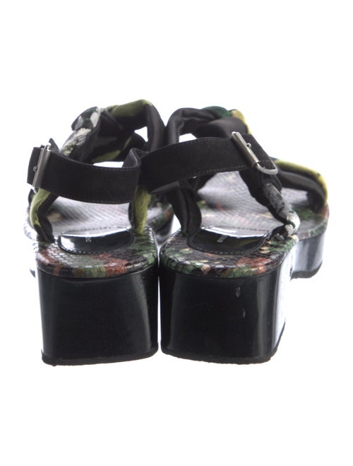 Dries Van Noten Printed Slingback Sandals