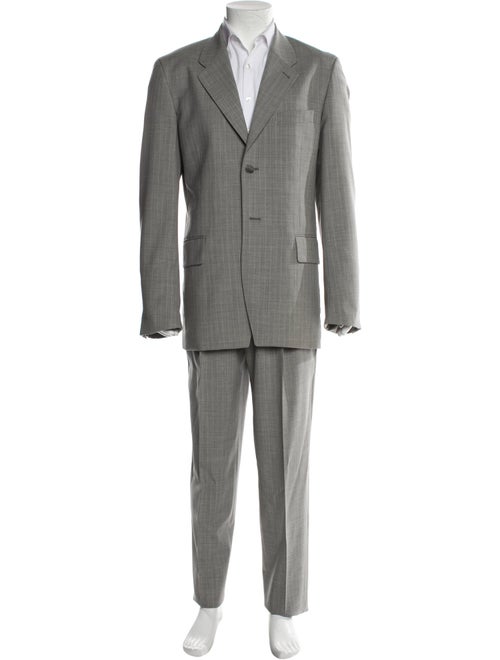 Dries Van Noten Wool Striped Two-Piece Suit