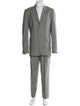 Dries Van Noten Wool Striped Two-Piece Suit