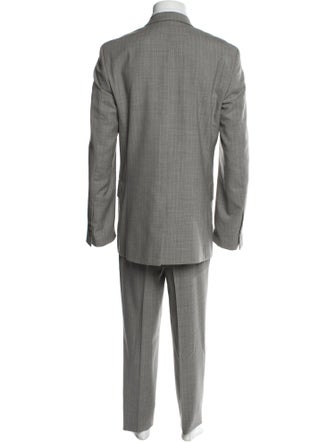 Dries Van Noten Wool Striped Two-Piece Suit
