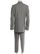 Dries Van Noten Wool Striped Two-Piece Suit