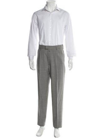 Dries Van Noten Wool Striped Two-Piece Suit