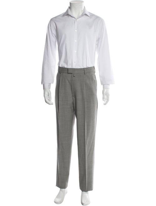 Dries Van Noten Wool Striped Two-Piece Suit