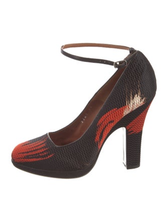 Dries Van Noten Printed Pumps