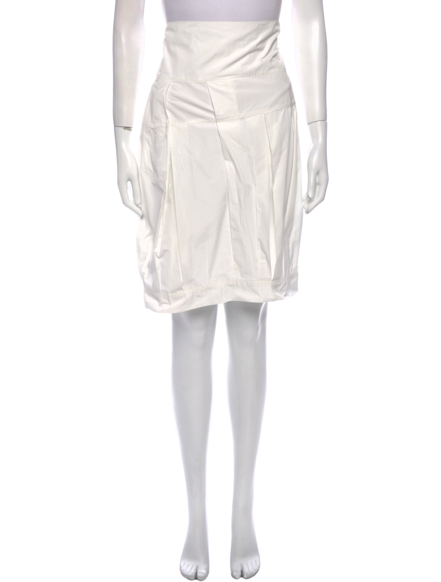 Dries Van Noten Pleated Accents Knee-Length Skirt