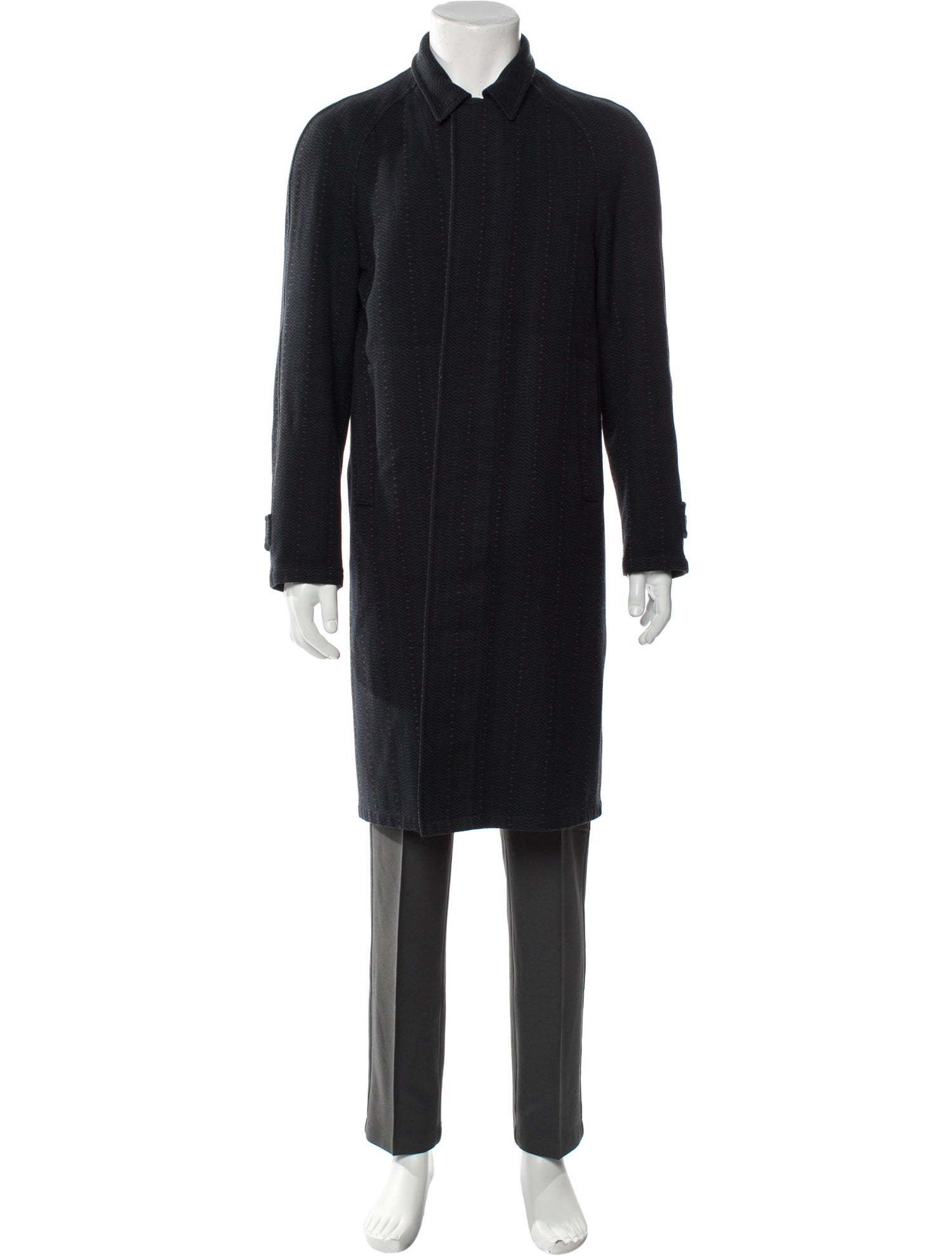 Dries Van Noten Plaid Print Overcoat