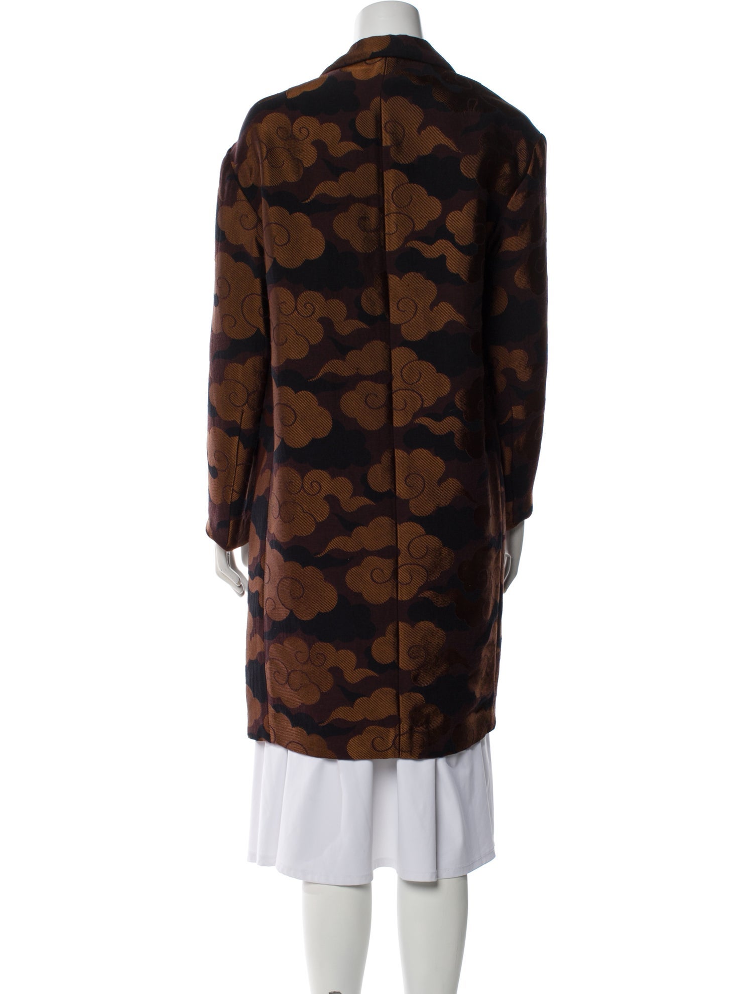 Dries Van Noten Floral Print Coat