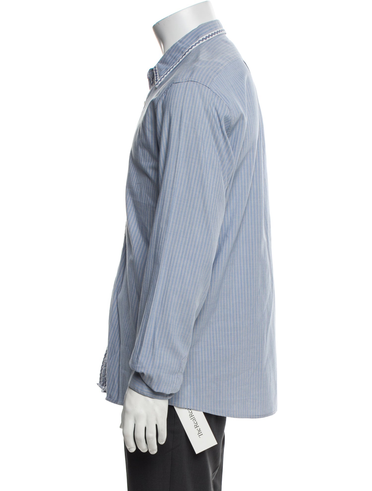 Dries Van Noten Striped Long Sleeve Shirt