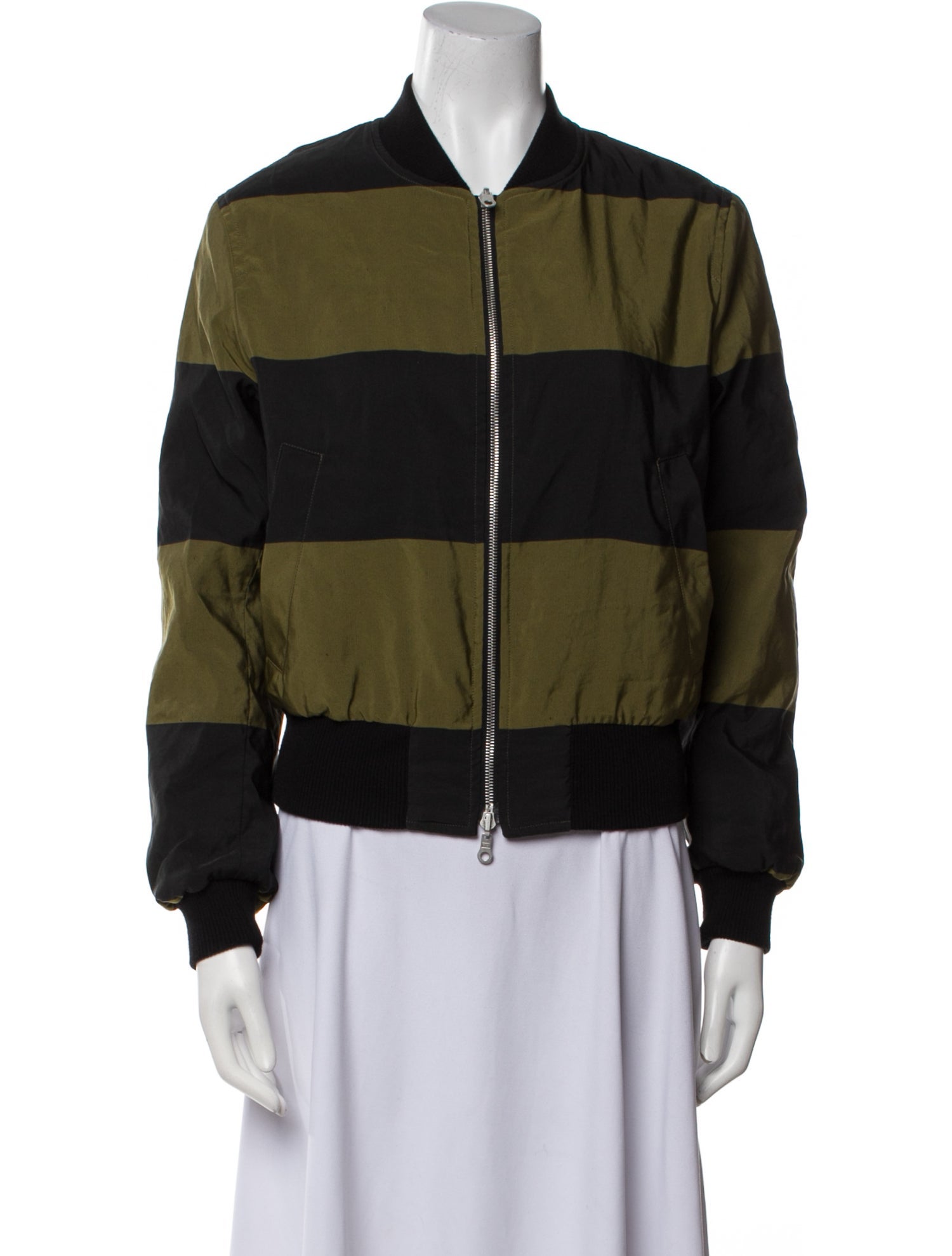 Dries Van Noten Striped Bomber Jacket w/ Tags