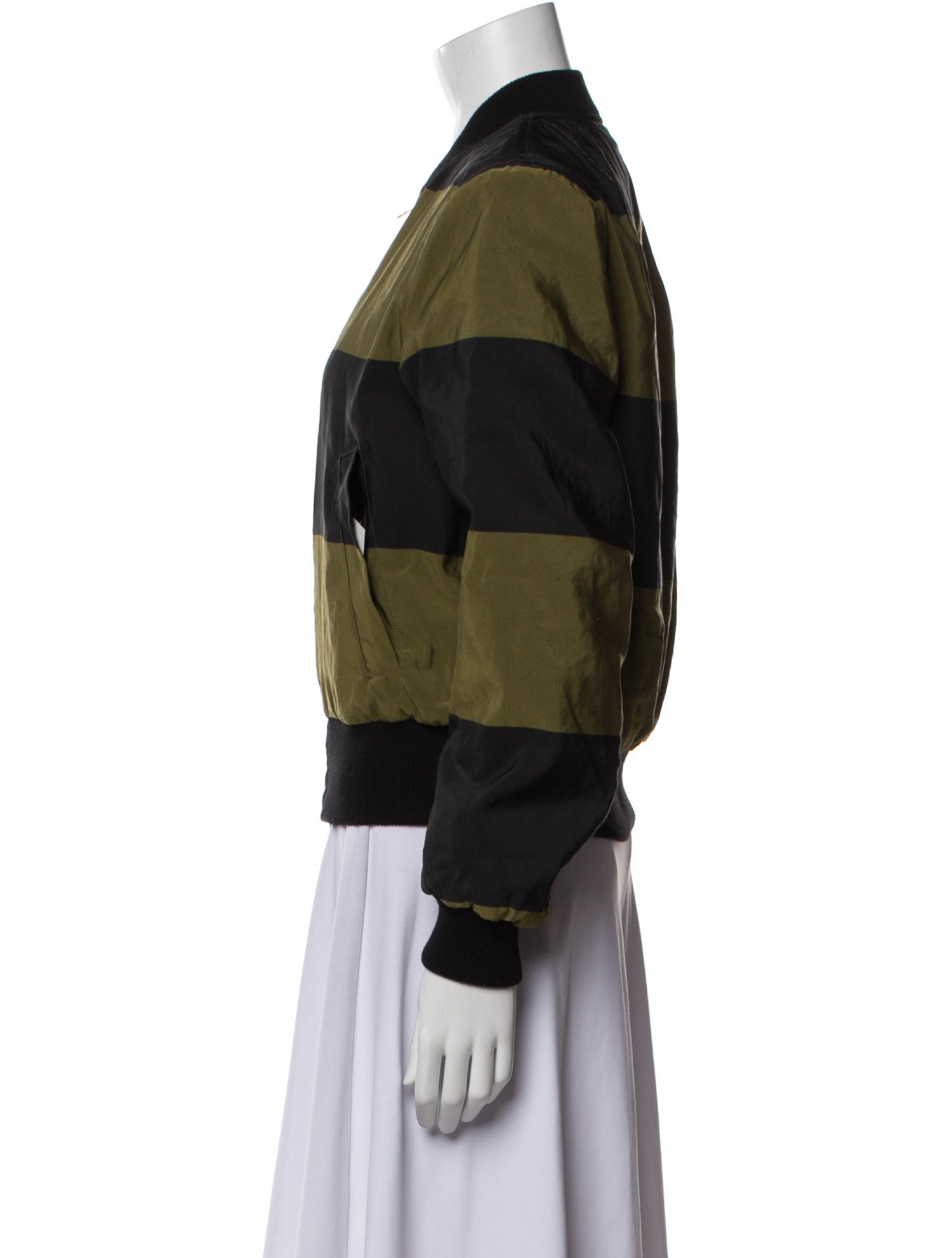 Dries Van Noten Striped Bomber Jacket w/ Tags