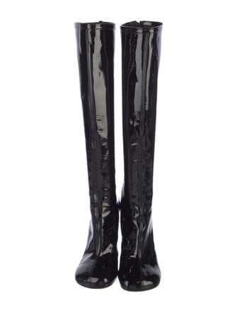 Dries Van Noten Patent Leather Boots