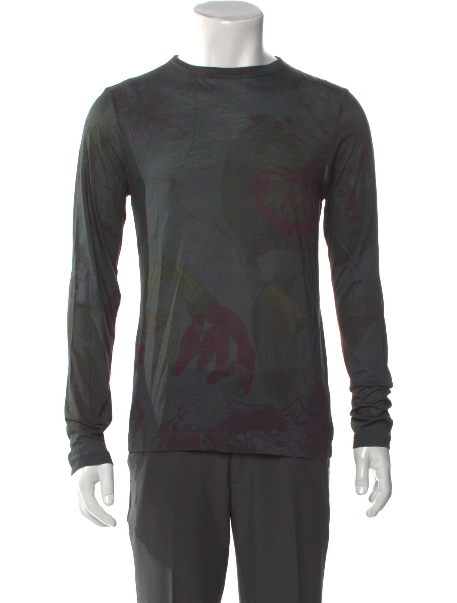 Dries Van Noten Printed Crew Neck T-Shirt