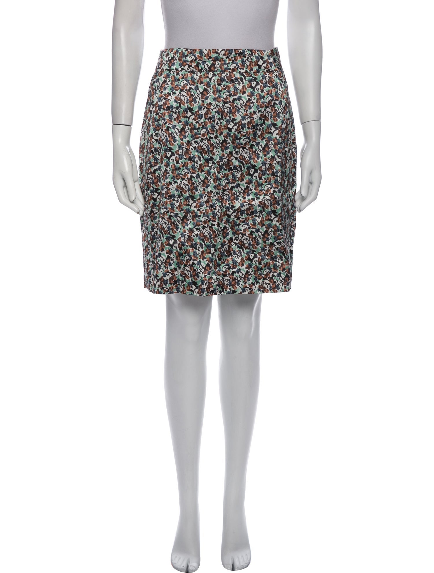 Dries Van Noten Floral Print Knee-Length Skirt