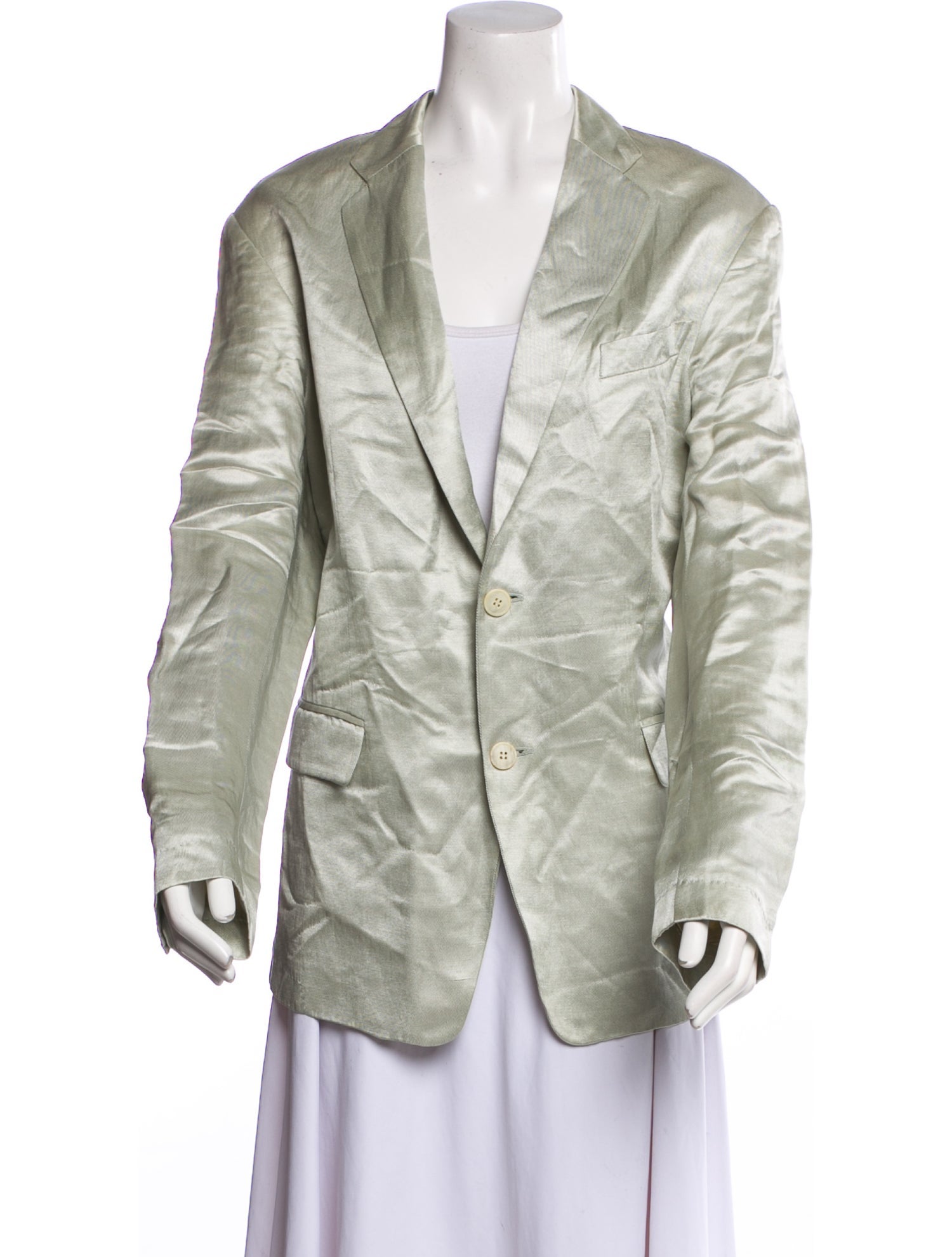 Dries Van Noten Linen Printed Blazer
