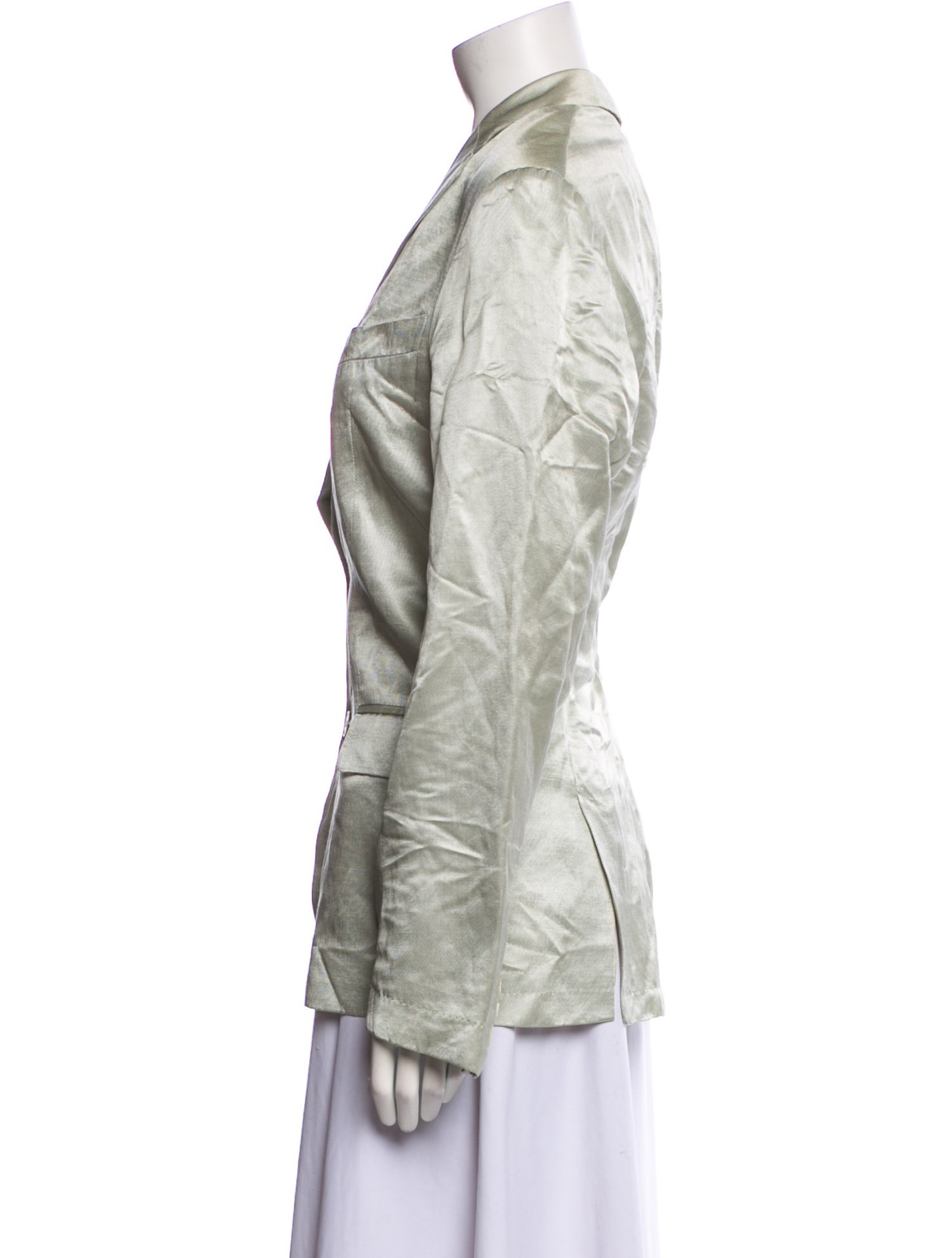 Dries Van Noten Linen Printed Blazer