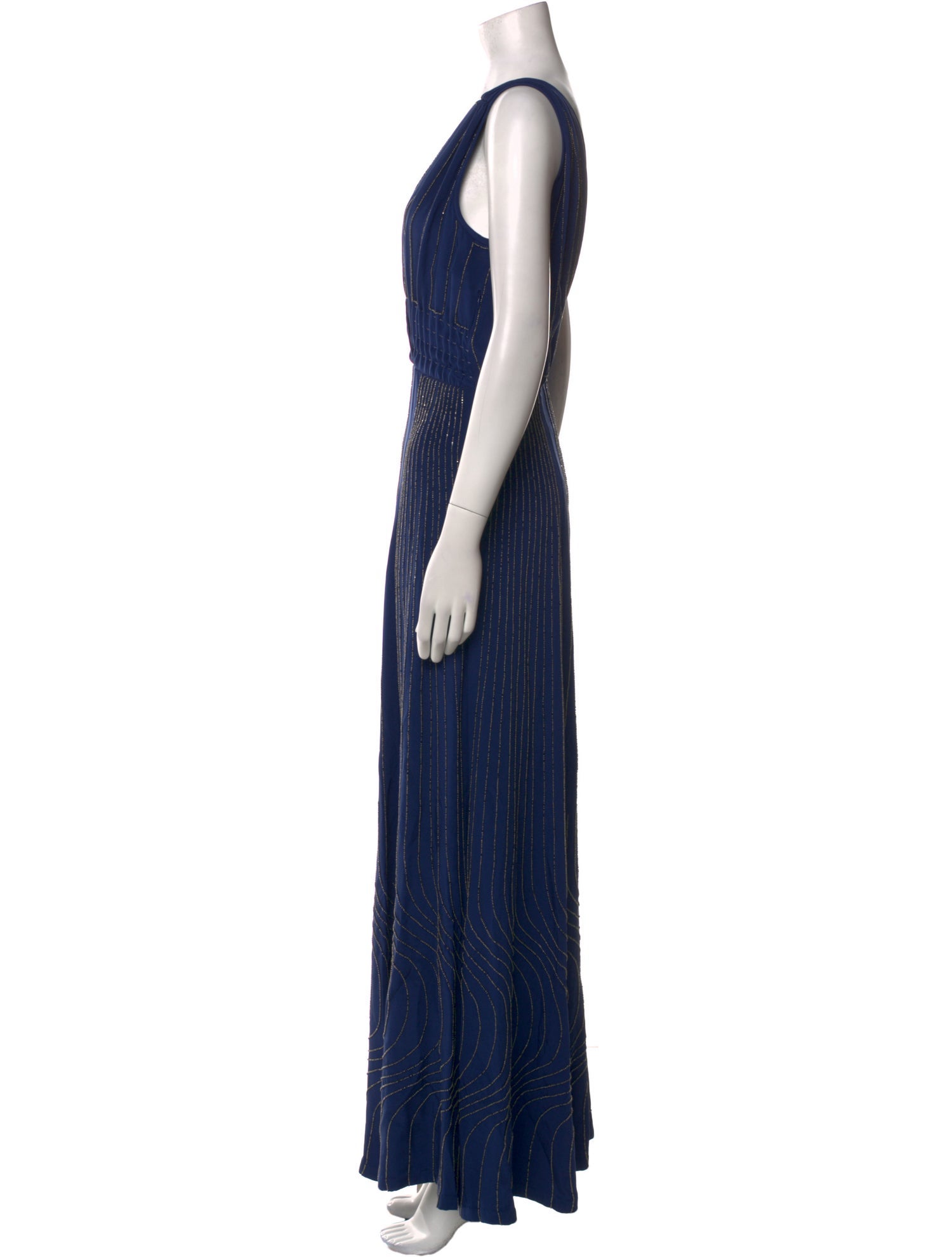 Dries Van Noten Silk Long Dress