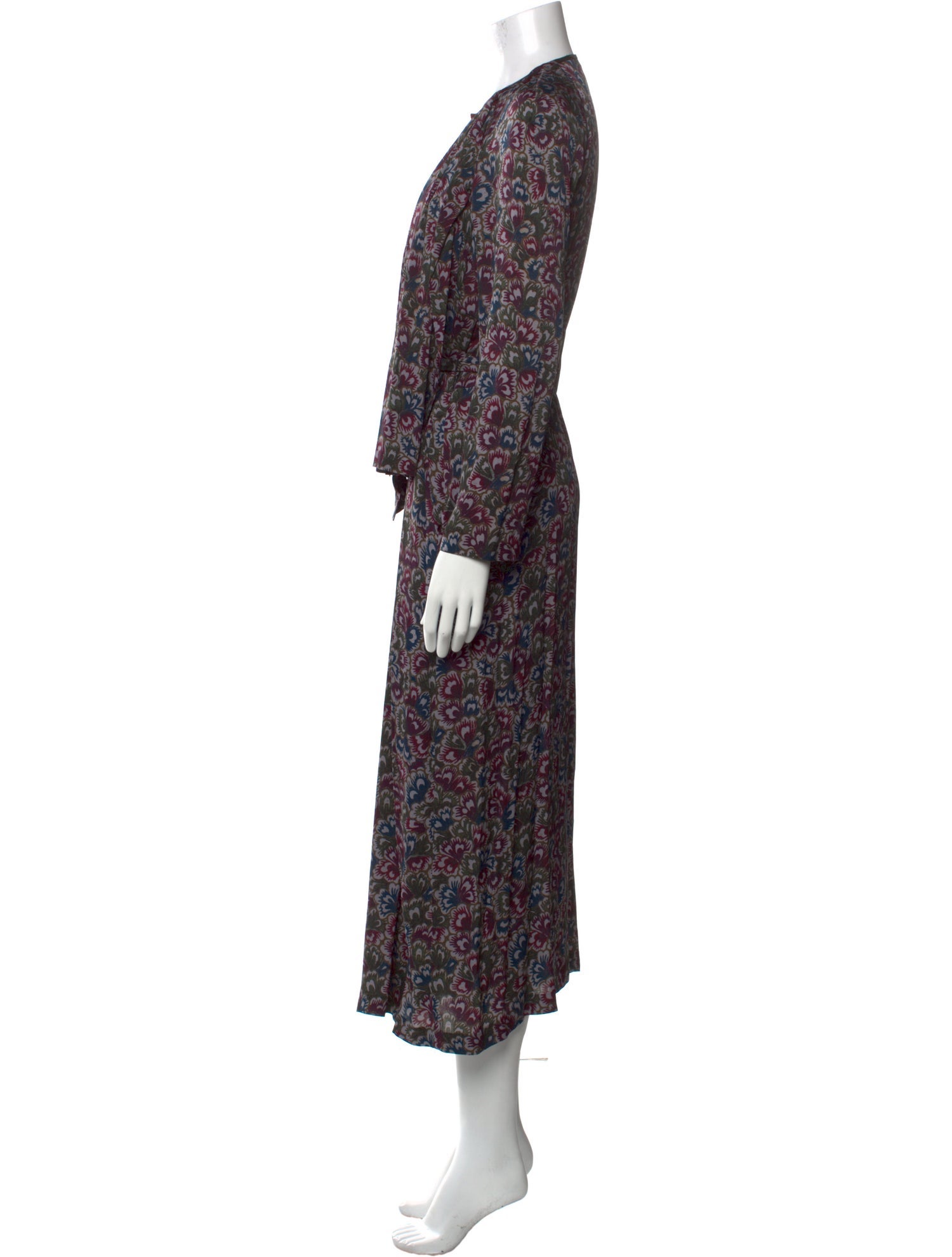 Dries Van Noten Silk Long Dress