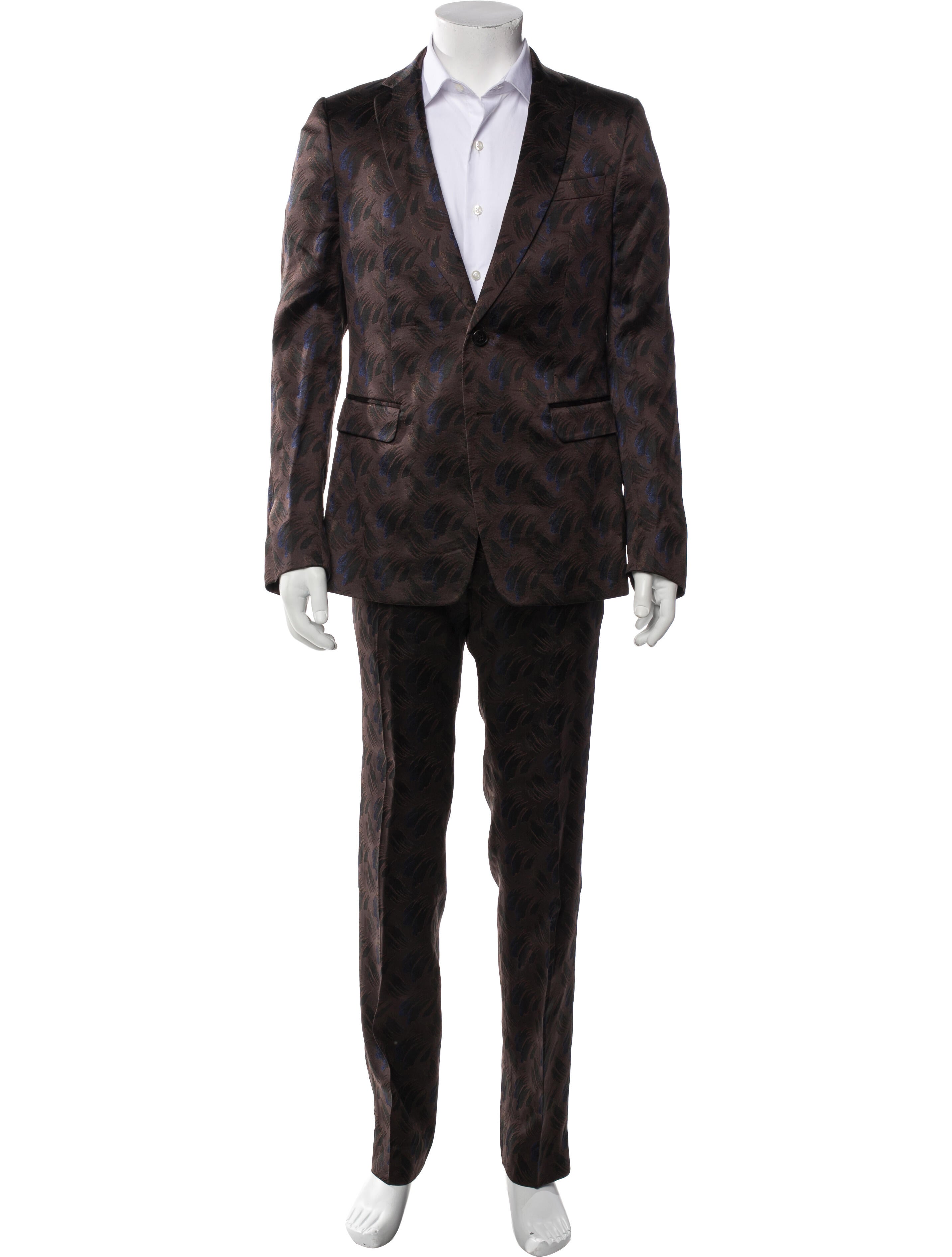 Dries Van Noten Printed Two-Piece Suit