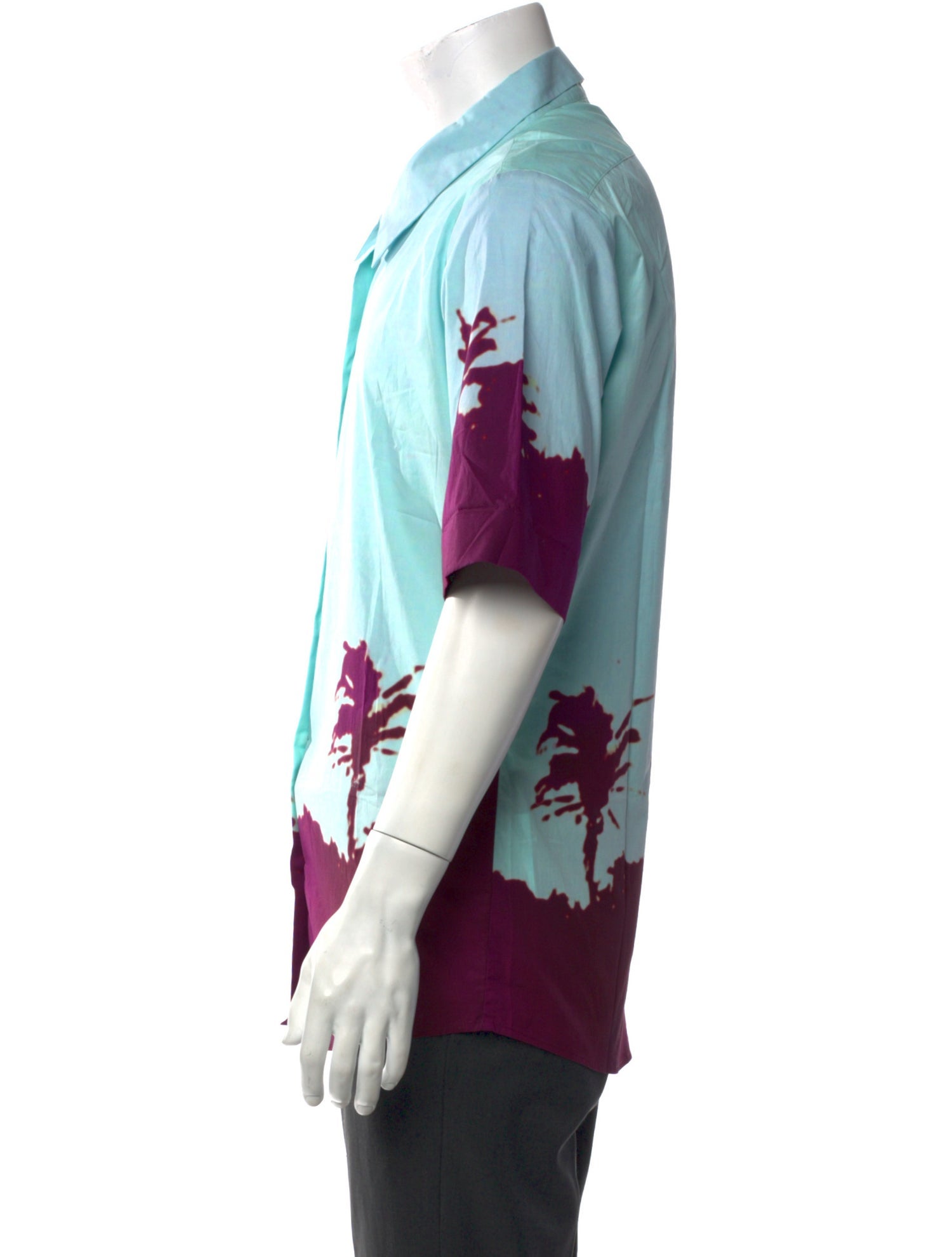Dries Van Noten Printed Short Sleeve Shirt