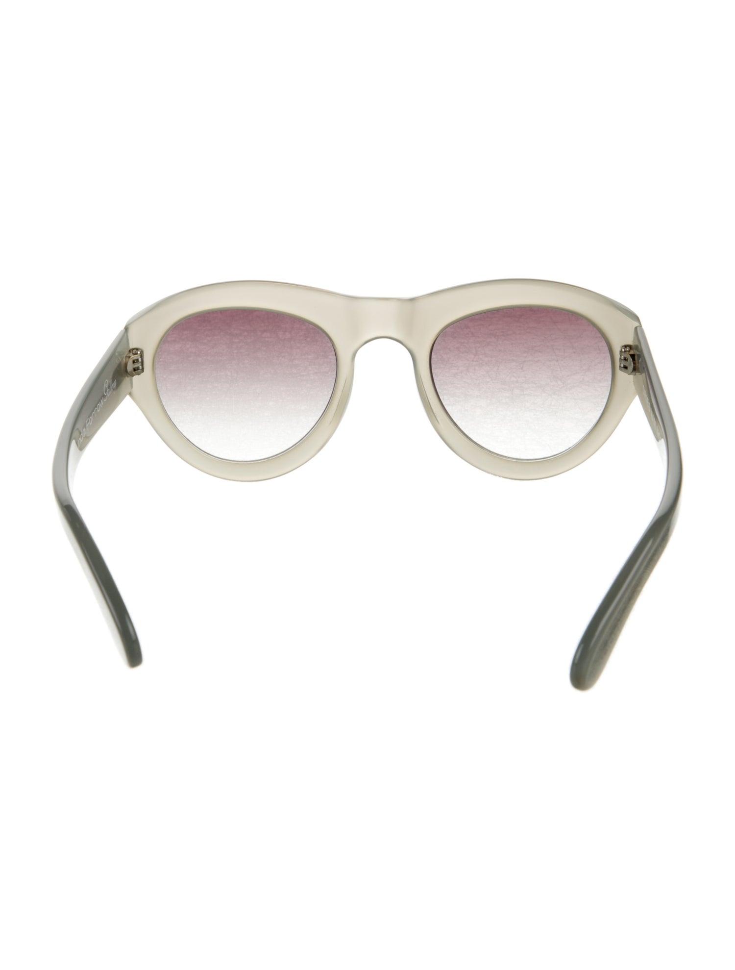Dries Van Noten Round Gradient Sunglasses