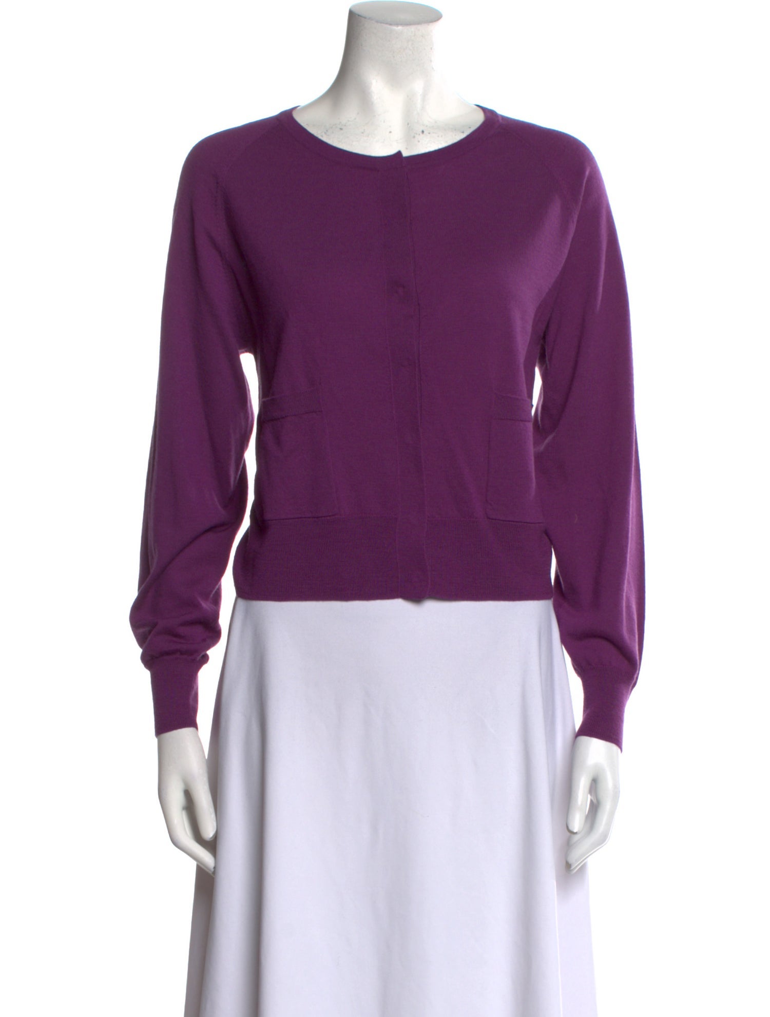 Dries Van Noten Wool Scoop Neck Sweater