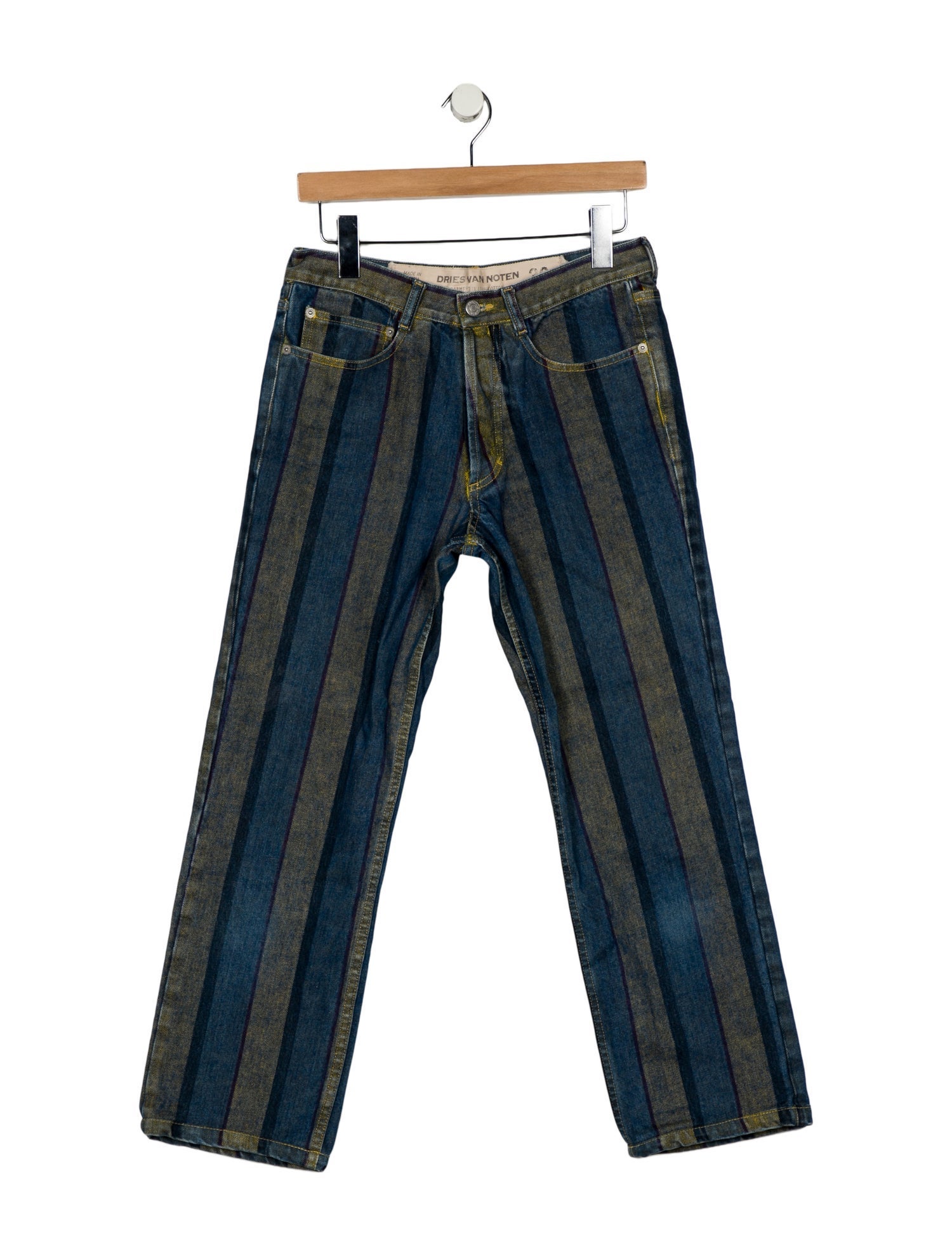 Dries Van Noten Mid-Rise Wide Leg Jeans