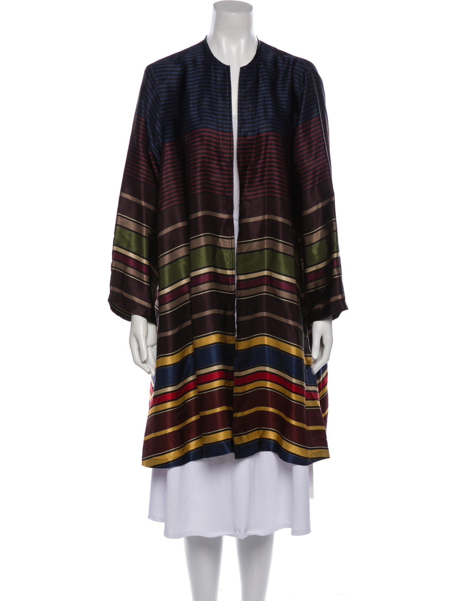 Dries Van Noten Striped Open Front Sweater