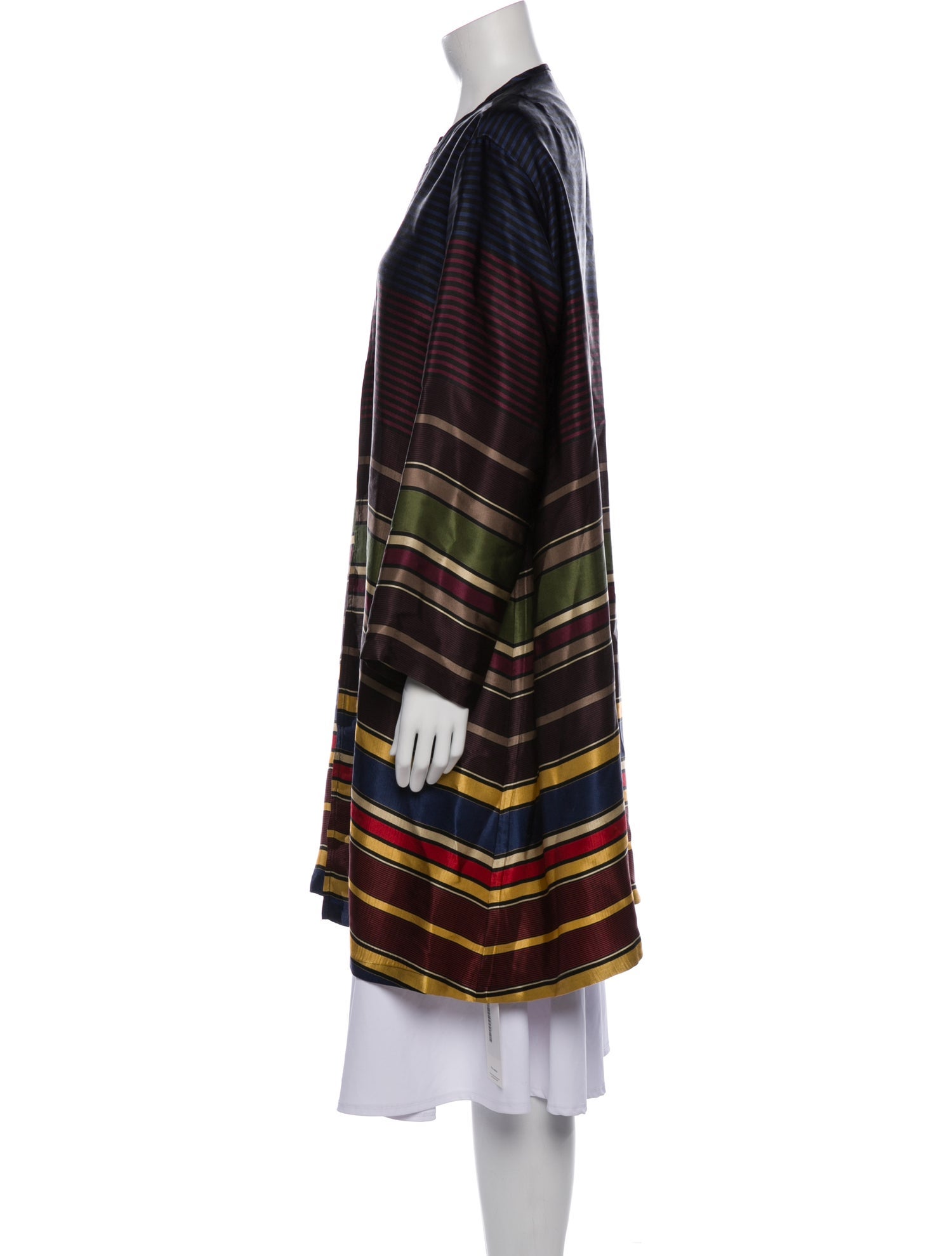 Dries Van Noten Striped Open Front Sweater