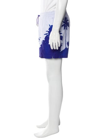 Dries Van Noten Graphic Print Jogger Shorts
