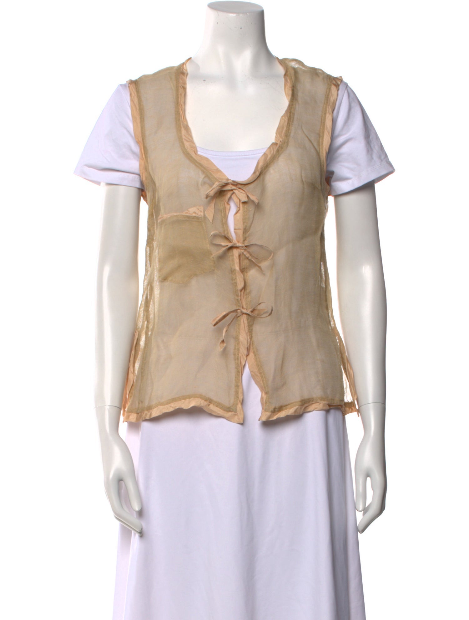 Dries Van Noten Silk V-Neck Blouse