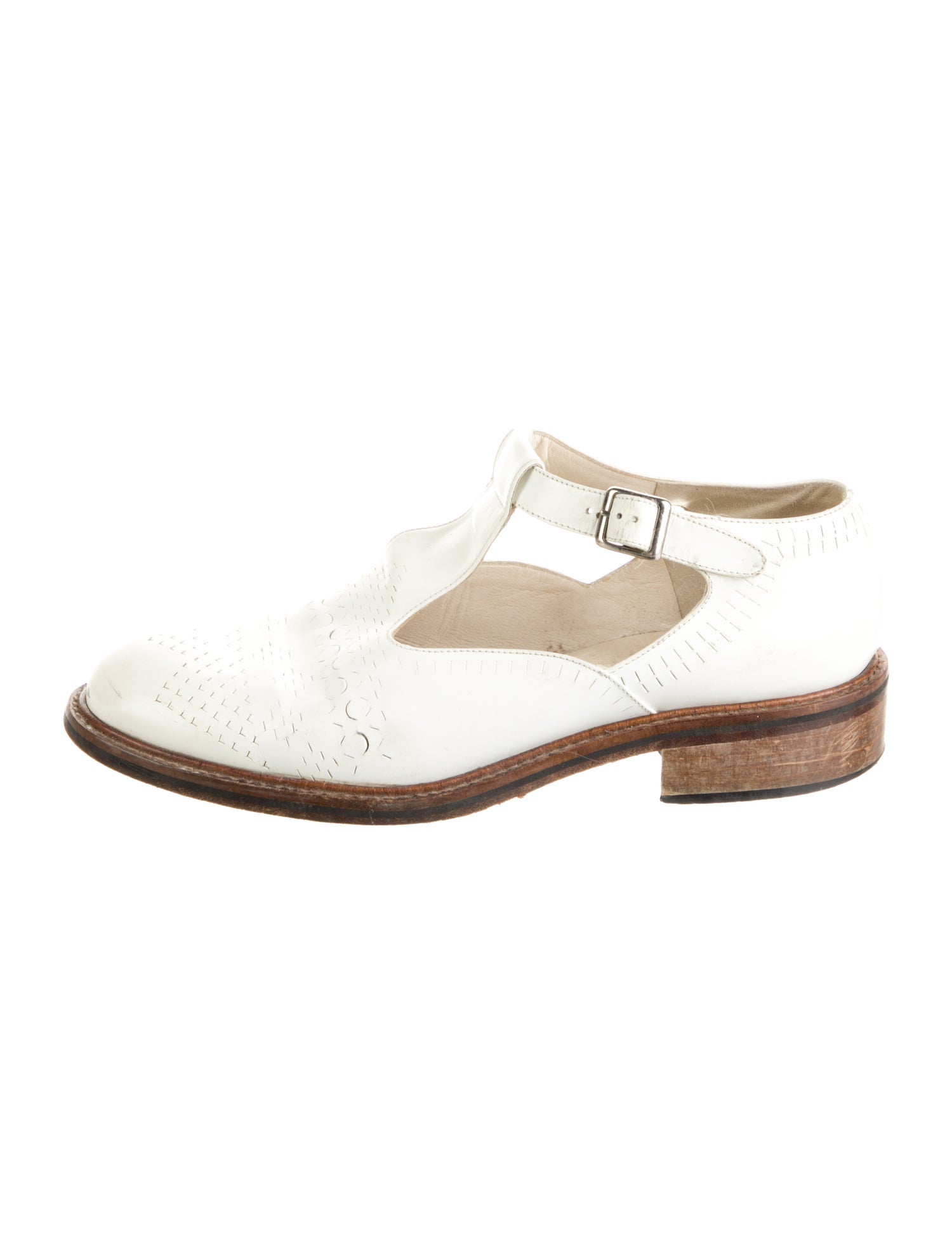 Dries Van Noten Leather Mary Jane Flats