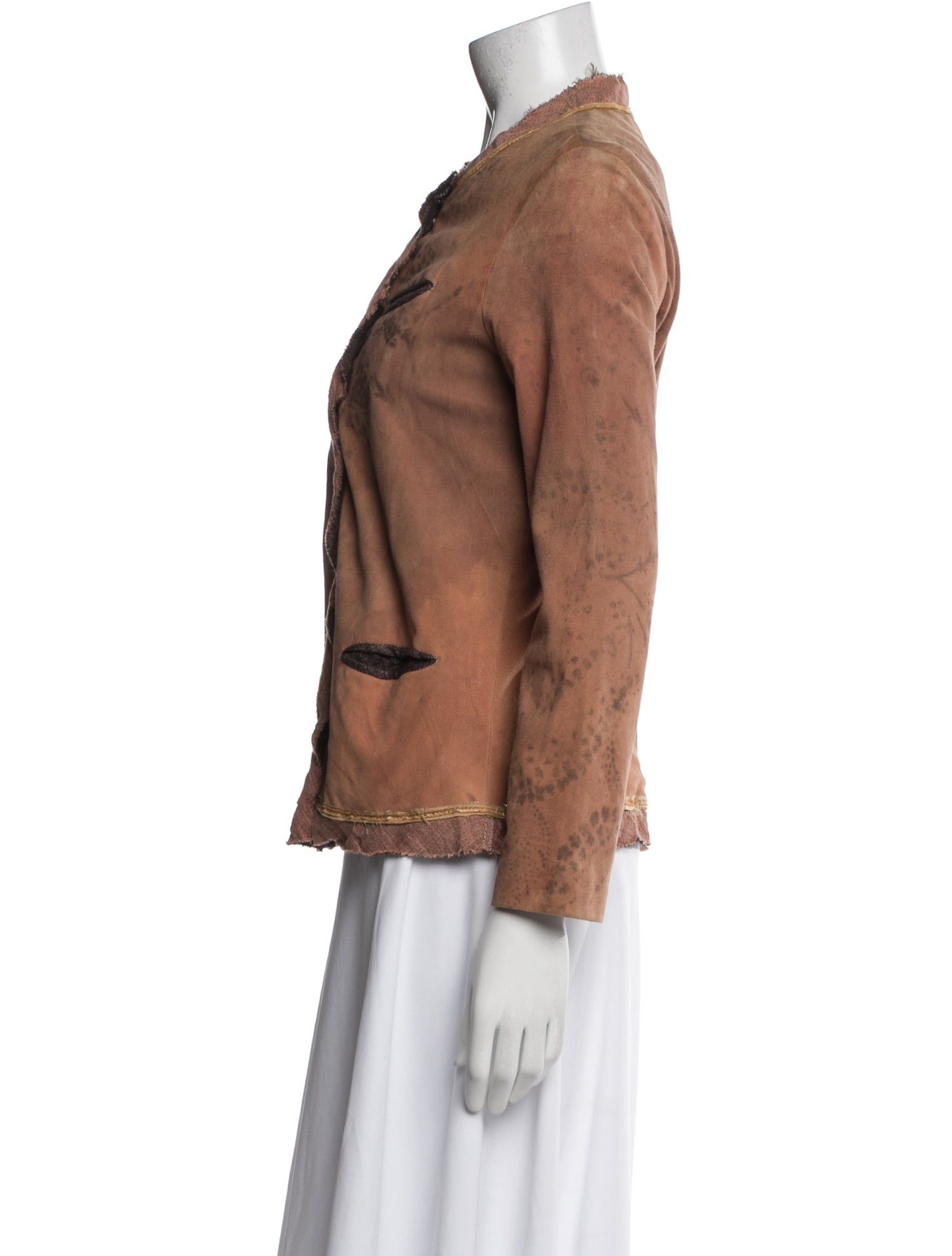 Dries Van Noten Suede Evening Jacket