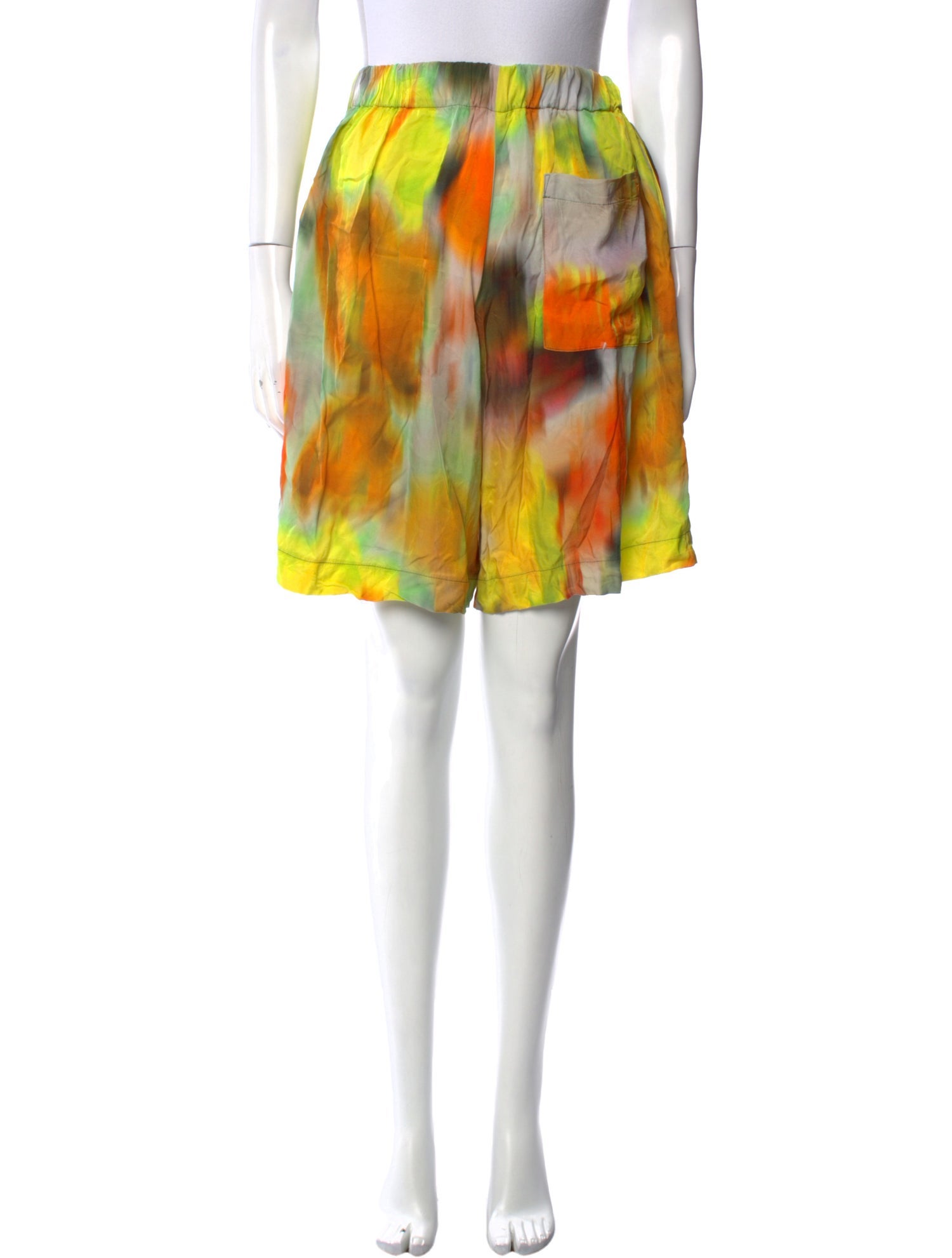 Dries Van Noten Silk Knee-Length Shorts