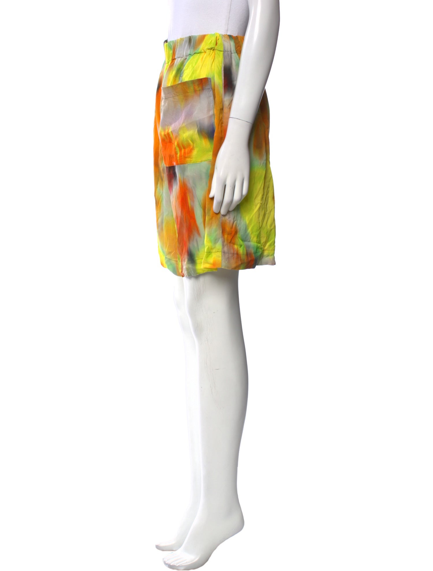 Dries Van Noten Silk Knee-Length Shorts