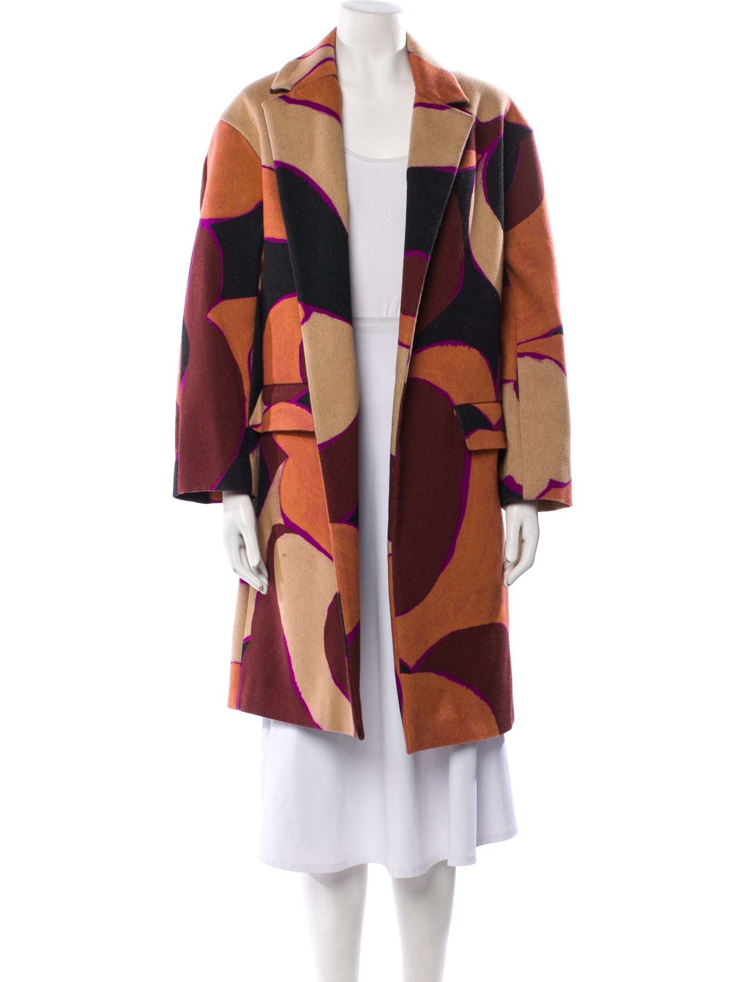 Dries Van Noten Printed Coat