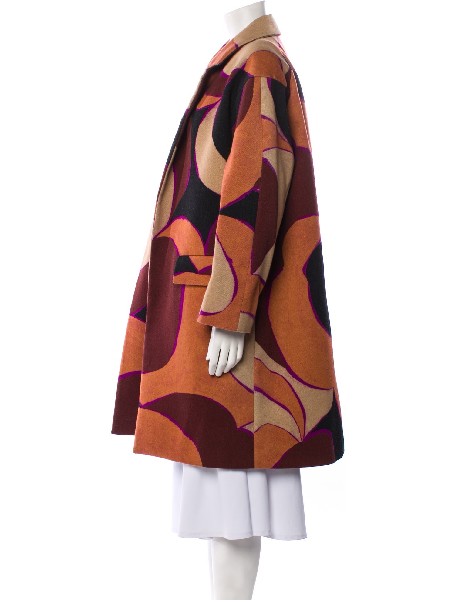 Dries Van Noten Printed Coat